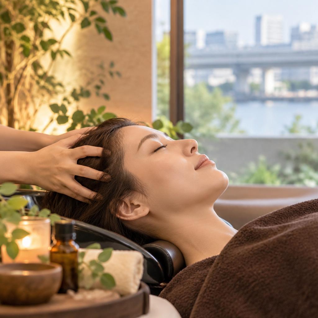 船橋で、目も頭も軽やかに。血行促進を目指すヘッドスパで眼精疲労をリフレッシュ